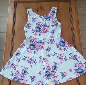 Divided Floral Dress